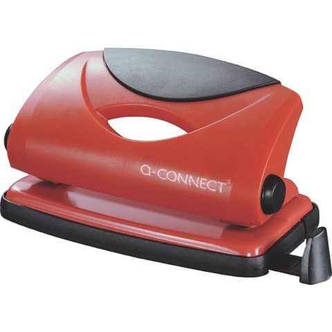 Perforatore a due fori Q-Connect rosso 10 fogli KF02154